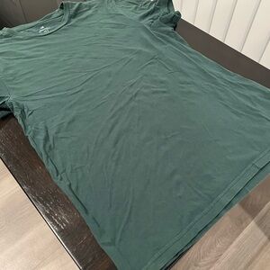 H&M Men's Dark Green Short Sleeve Tee